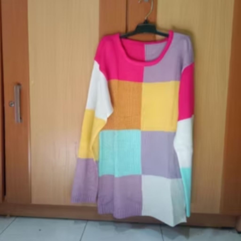 Baju Sweater Knit Rajut Original