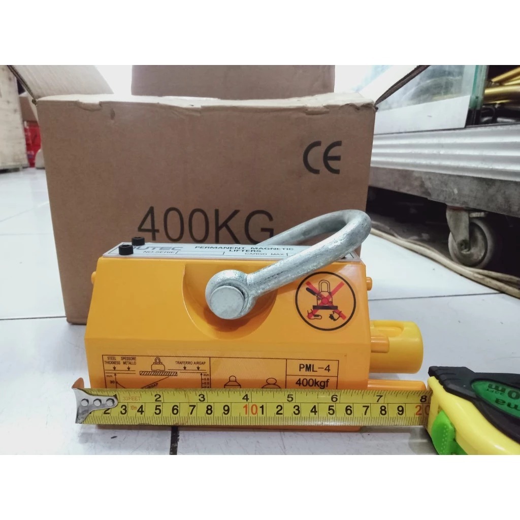 Permanent magnet lifter / Magnet angat Plat / Magnet angkat besi 400kg / 0.4Ton