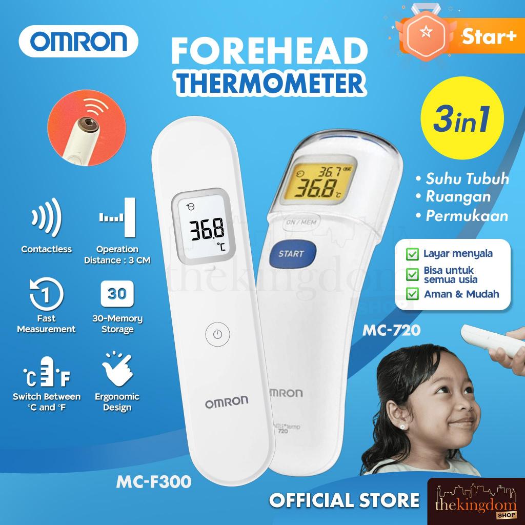 Omron MC-F300 MC-720 Forehead Thermometer MC F300 Thermo Dahi Termometer Digital 300F Alat Ukur Cek 