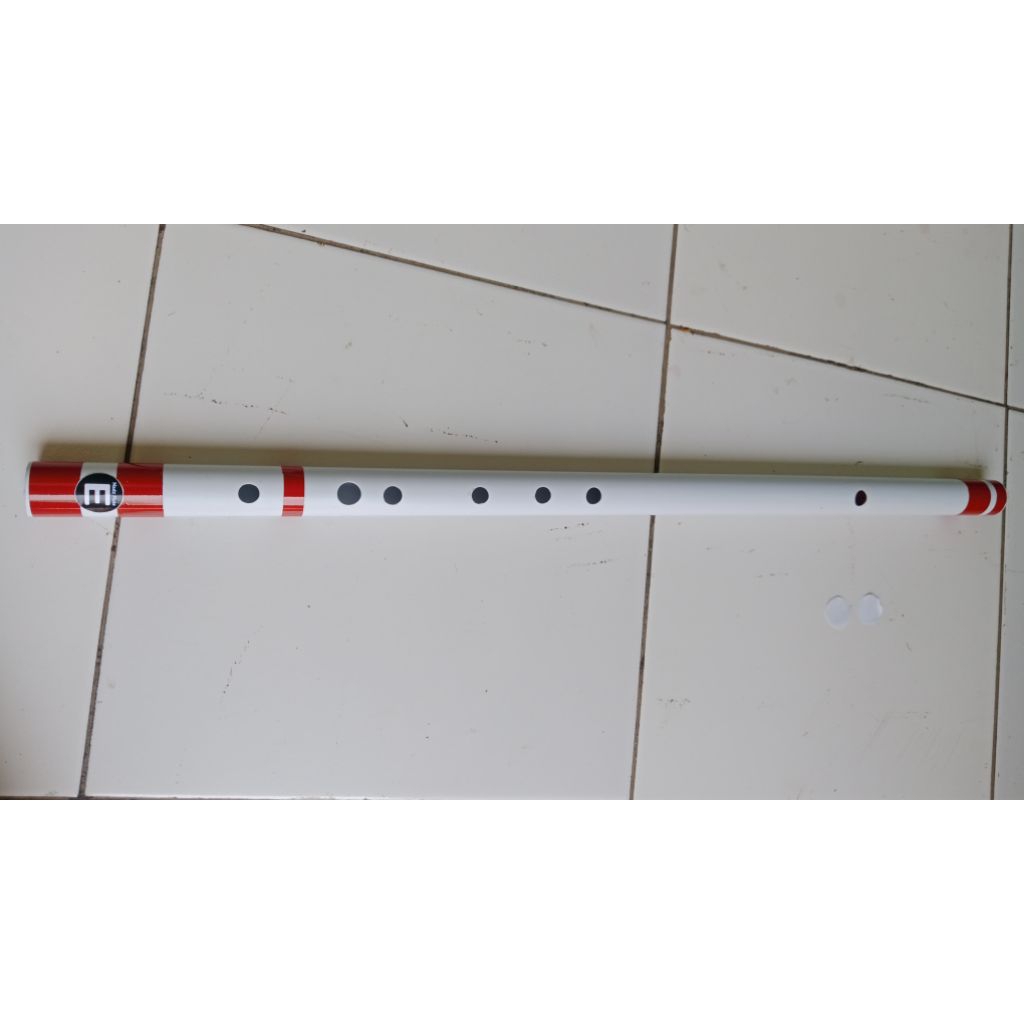 Suling dangdut Nada ( E ) Bass Tiupan ringan Bahan pipa PVC ¾"