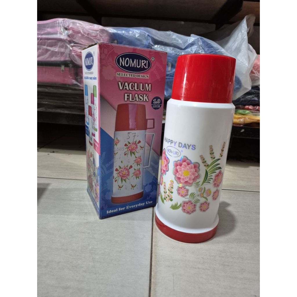 NOMURI vacuum flask air panas isi 1liter dan 500ml