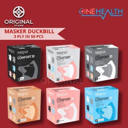 Masker Duckbill OneHealth Comfort 50pcs