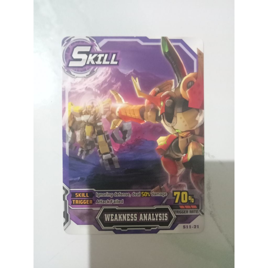 Kartu ori Hero of Robots Weakness Analysis