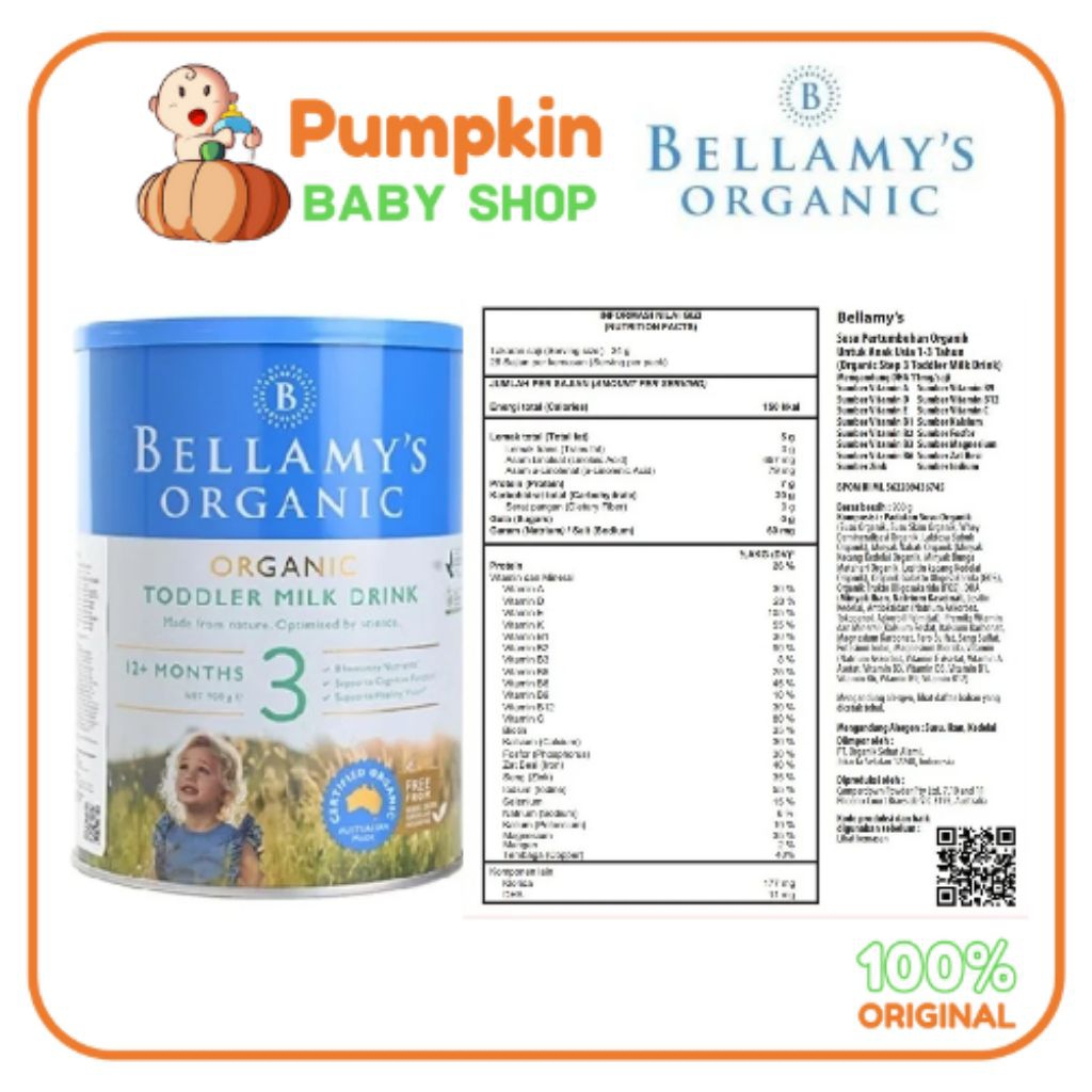 Bellamys Organic Susu Formula Step 3