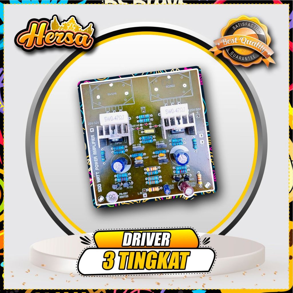 driver 3 tingkat driver power 400-500 watt mono