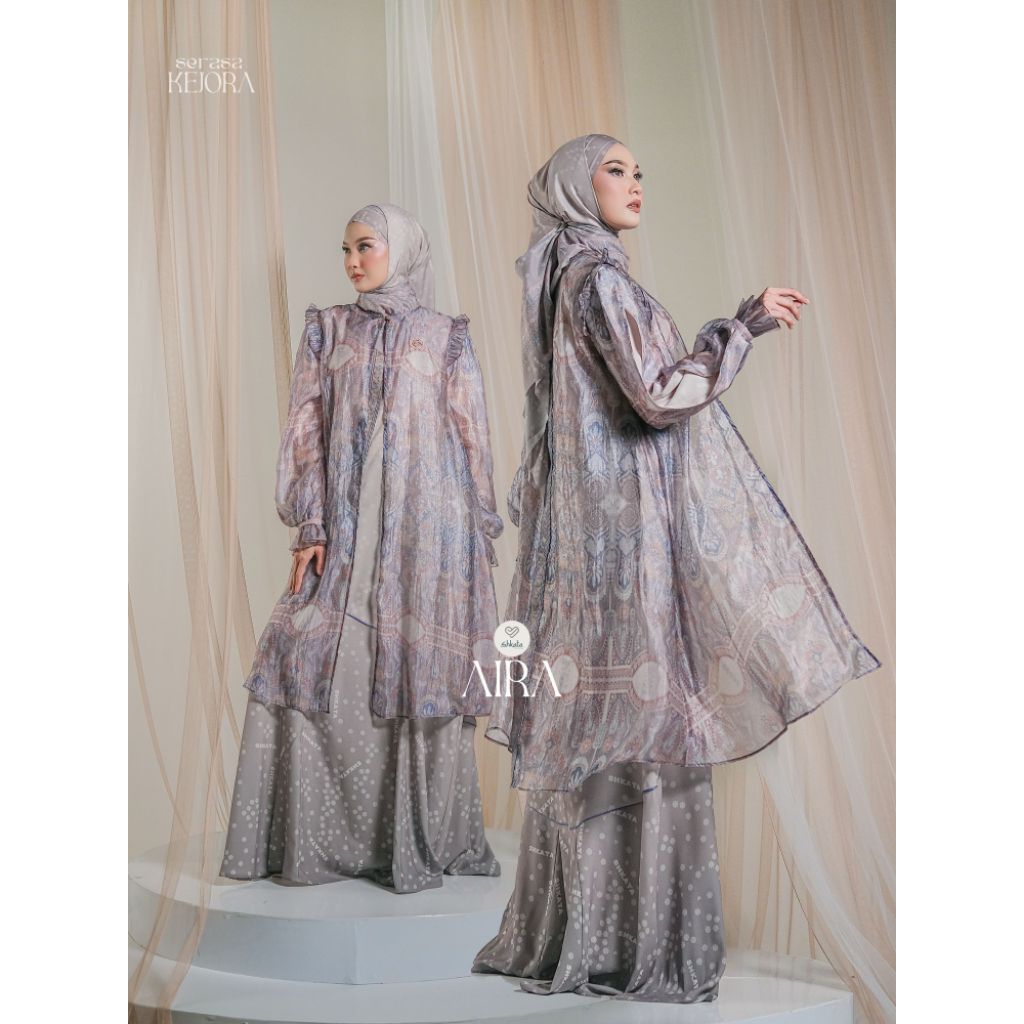Premium Aira series by Shkata gamis kerudung