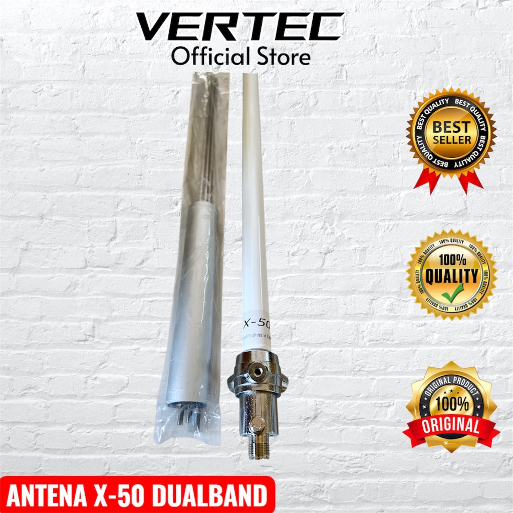 Antena X-50 Dualband VHF UHF X50 Antenna Base Station Untuk Radio Rig ICOM IC-2300H 2300 2200H 2200 