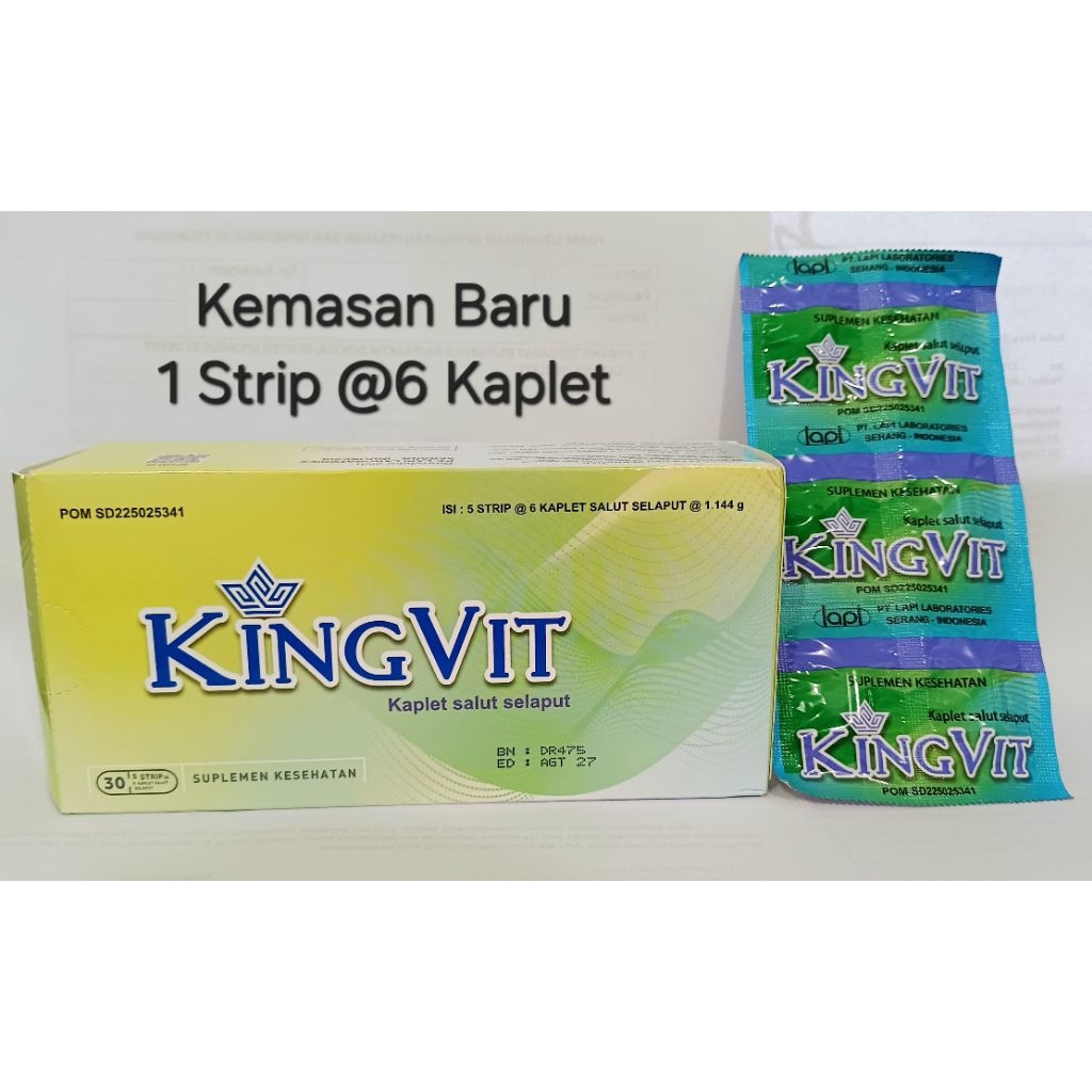 KingVit Isi 6Tablet | Membantu Kesehatan Pada Pria
