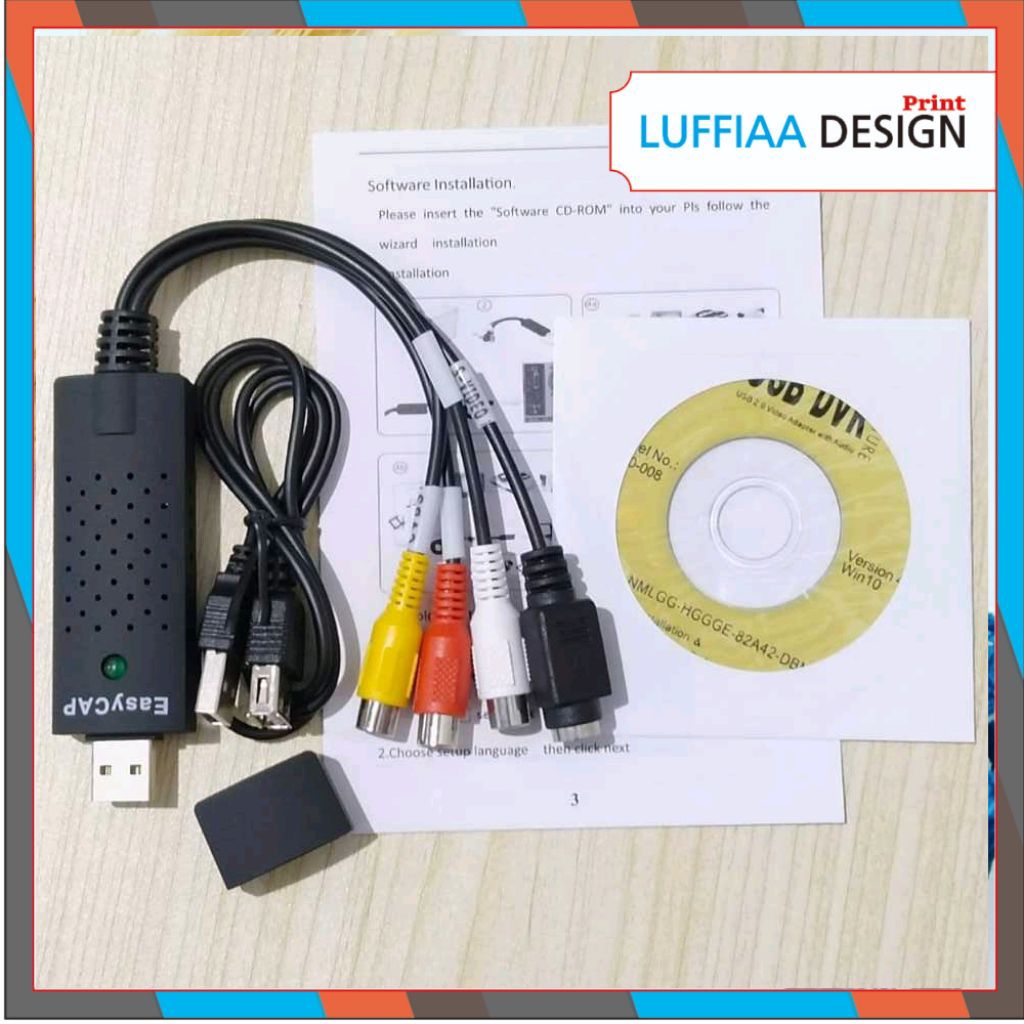 Easycap usb video capture | adapter RCA | konverter