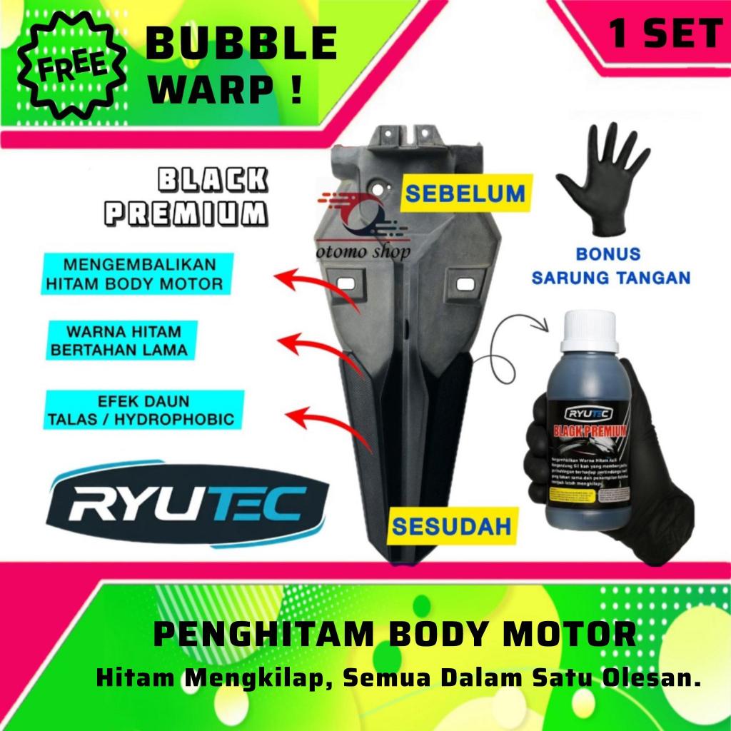 Ryutec penghitam dashboard penghitam body motor Permanen / Trim penghitam dashboard plastik mobil