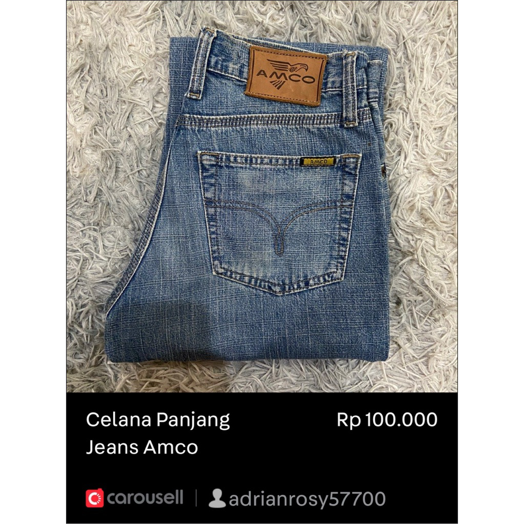 celana panjang jeans amco