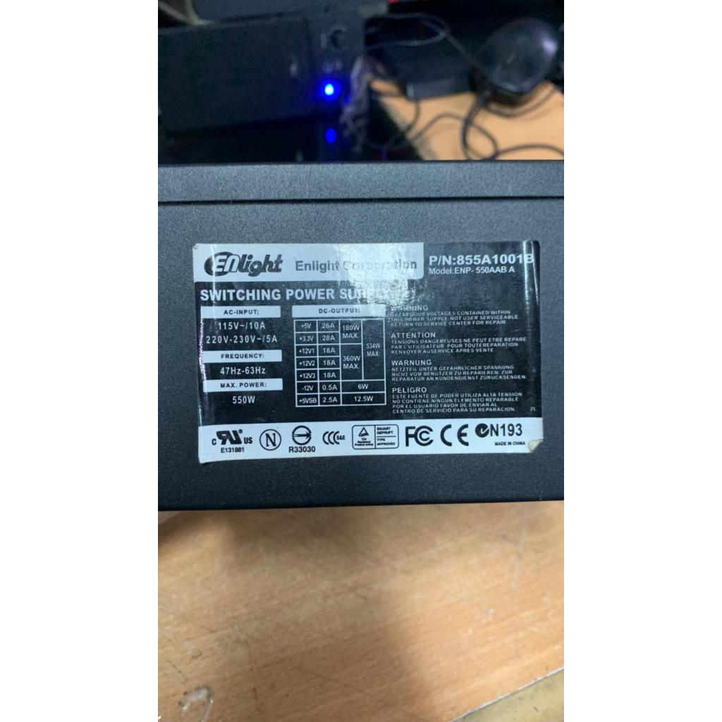 Psu / Power supply 550 Watt Enlight