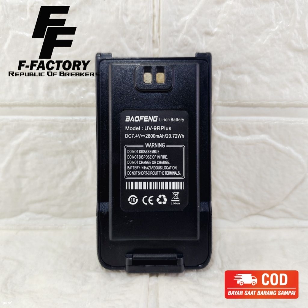 Baterai Battery Handy Talkie  Pofung Baofeng UV-9R Plus
