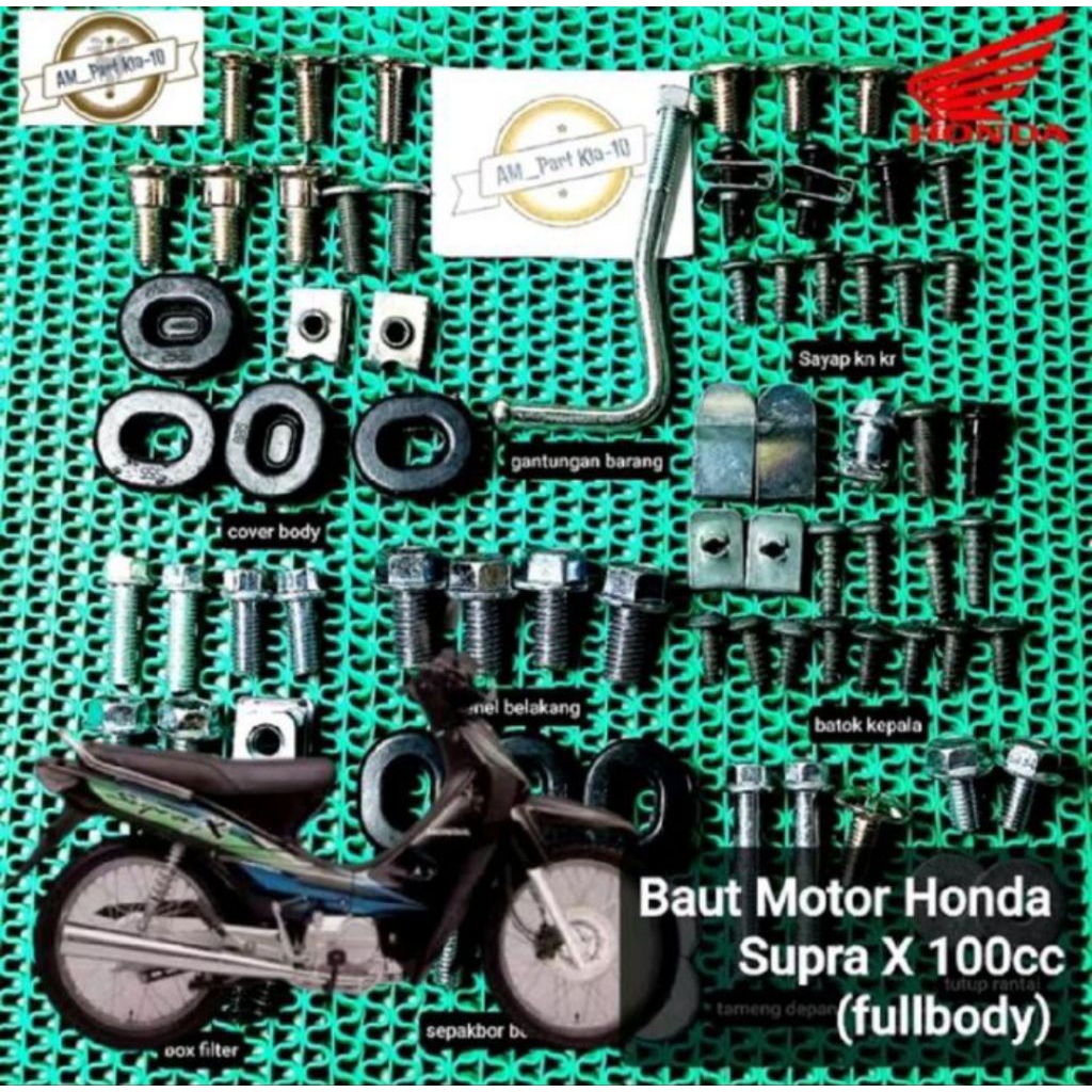 BAUT HONDA SUPRA 100 FULLBODY-BLOK MESIN/HONDA SUPRA LAMA SUPRA BAPAK