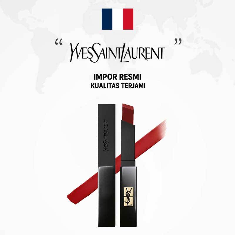 YSL Rouge Pur Couture The Slim Velvet Radical Lipstick 1.2g– Lipstik Matte Mewah & Tahan Lama Warna 