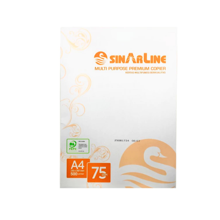 Kertas HVS Sinarline A4 75 Gram