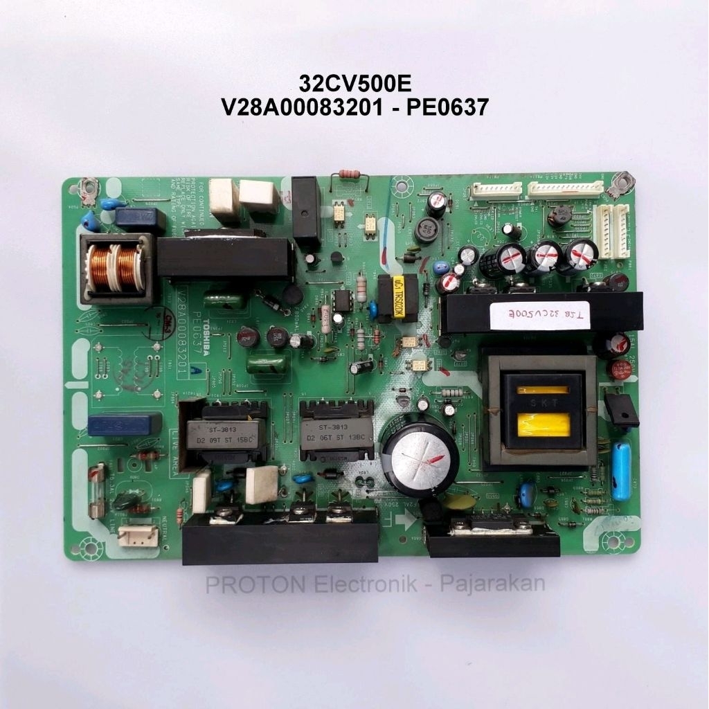PSU LCD TV Toshiba Regza 32CV500 32CV500E 32CV500G Mesin Power Supply  V28A00083201 Regulator PE0637