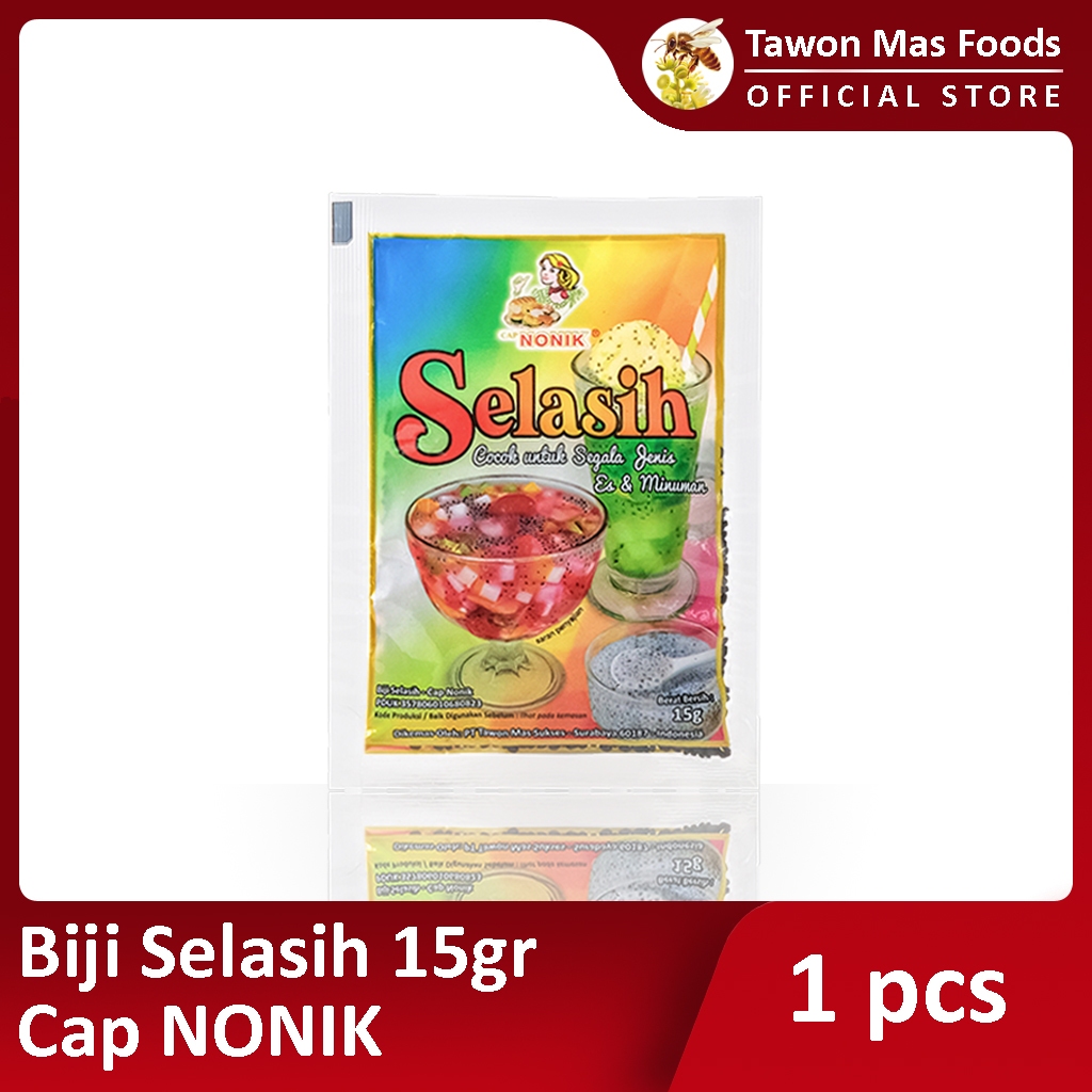 Biji Selasih Cap NONIK Sachet 15gr