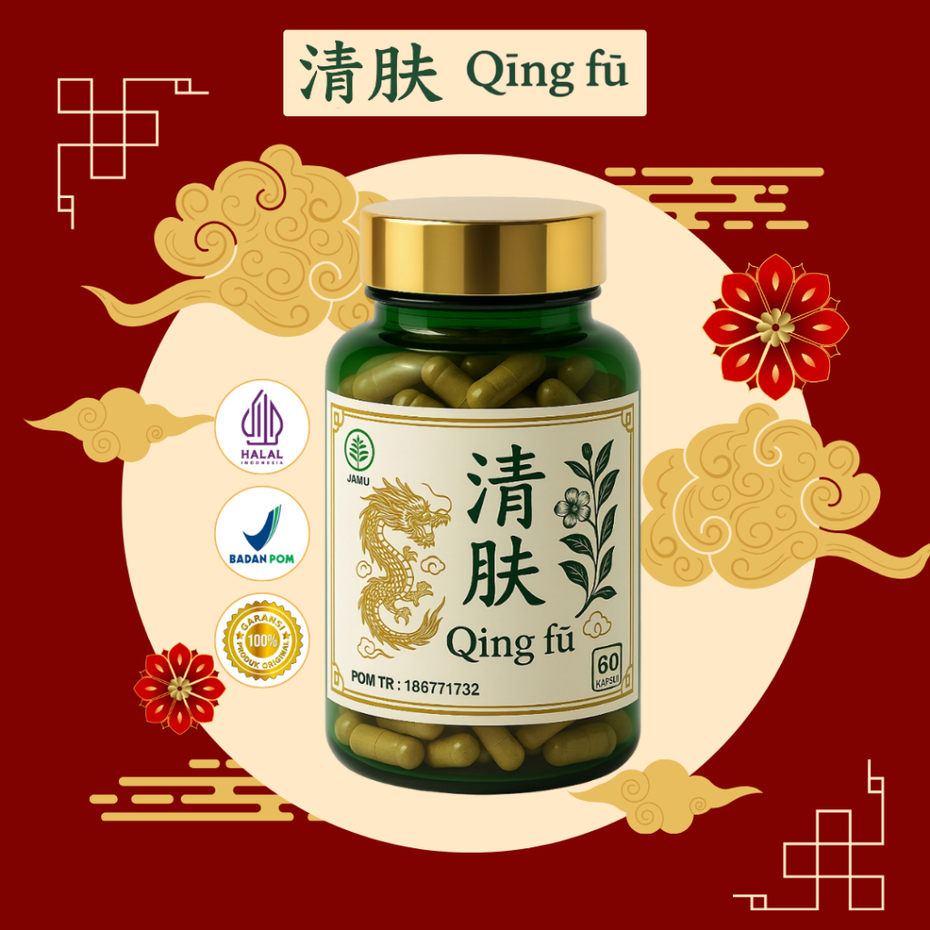 QINGFU OBAT GATAL || QINGFU Herbal Atasi Gatal Kulit || Qing Fu Kapsul Herbal Untuk Kulit Sehat || S