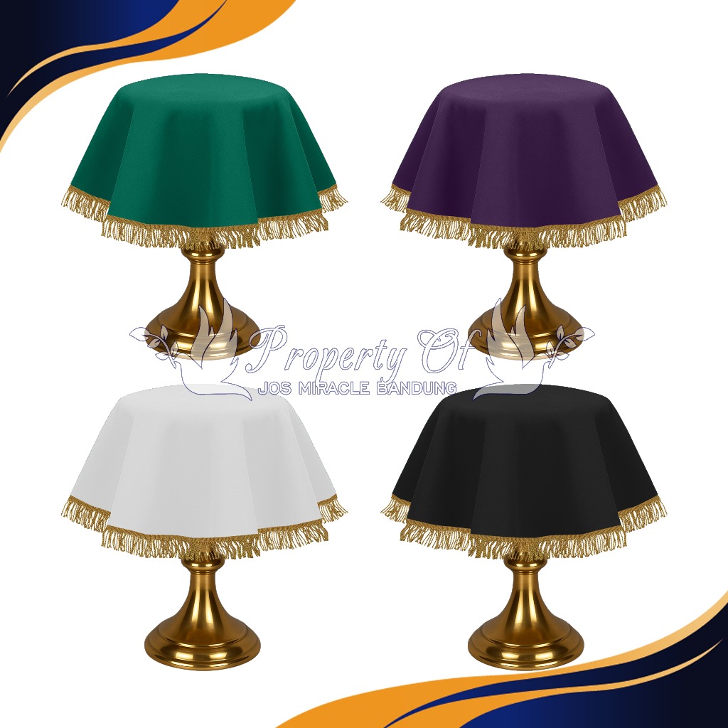 Gereja - Kain Penutup Perjamuan Kudus - Satin Velvet - Jos Miracle Bandung - Miracle - JMB