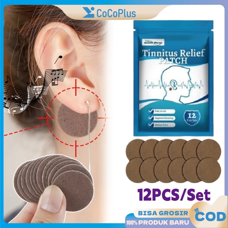 ​​12PCS Koyo Telinga Berdengung Tinnitus Patch untuk Meredakan Suara Berdengung dan Nyeri Telinga Pe