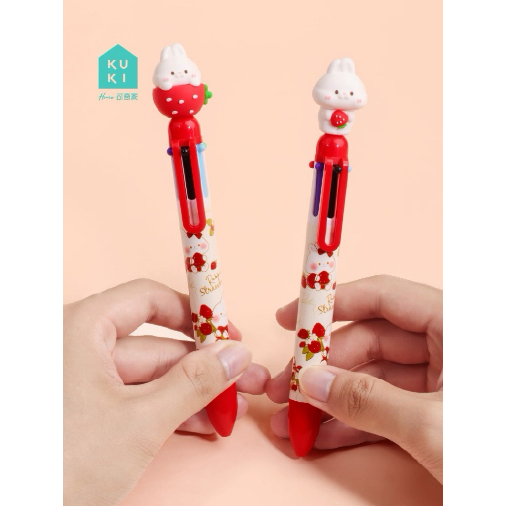 BOLPEN 6 WARNA MERK KIKU KELINCI MAKANAN KUCING BEAR