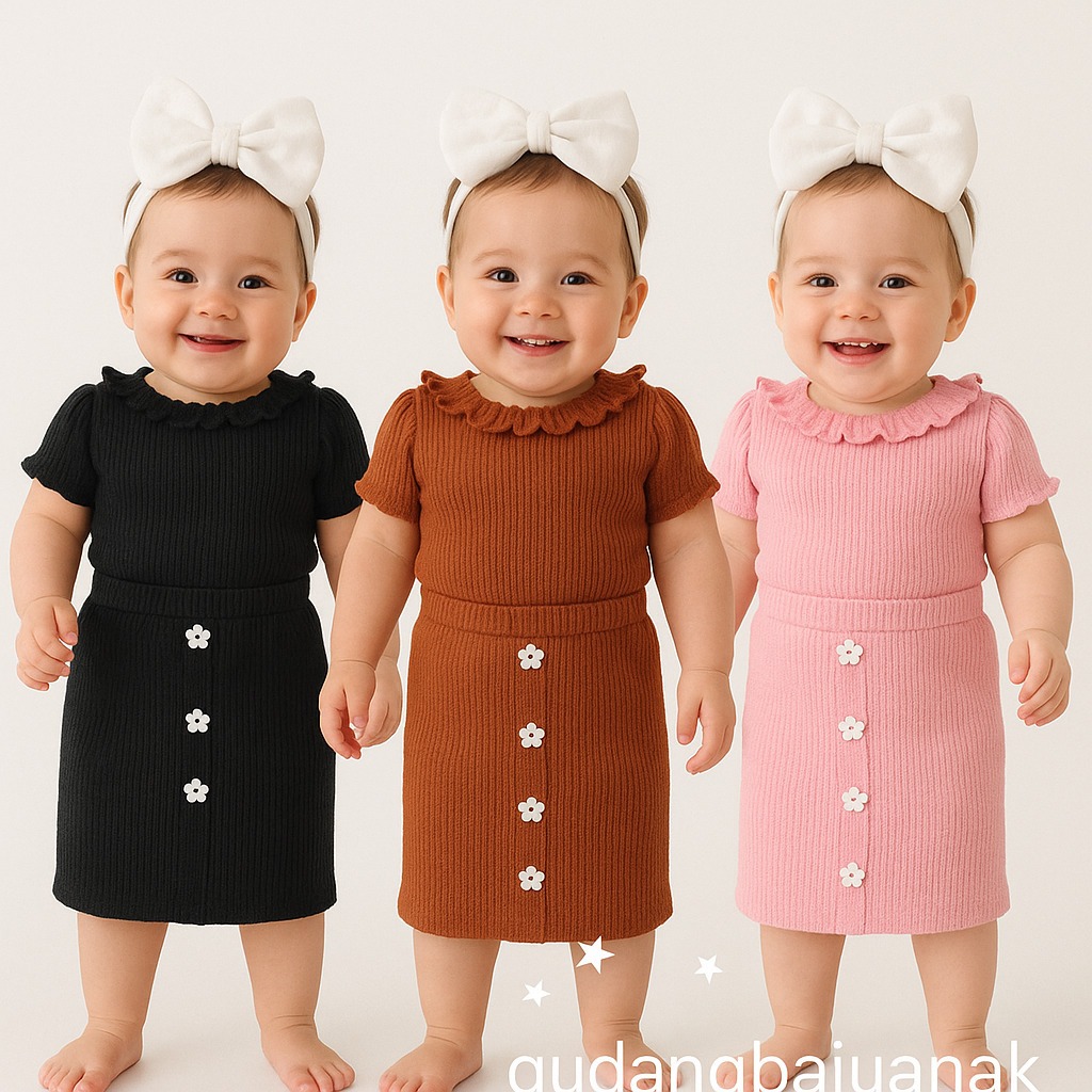 SETELAN RAJUT ANAK | BAJU RAJUT ANAK | SETELAN RAJUT KOREA