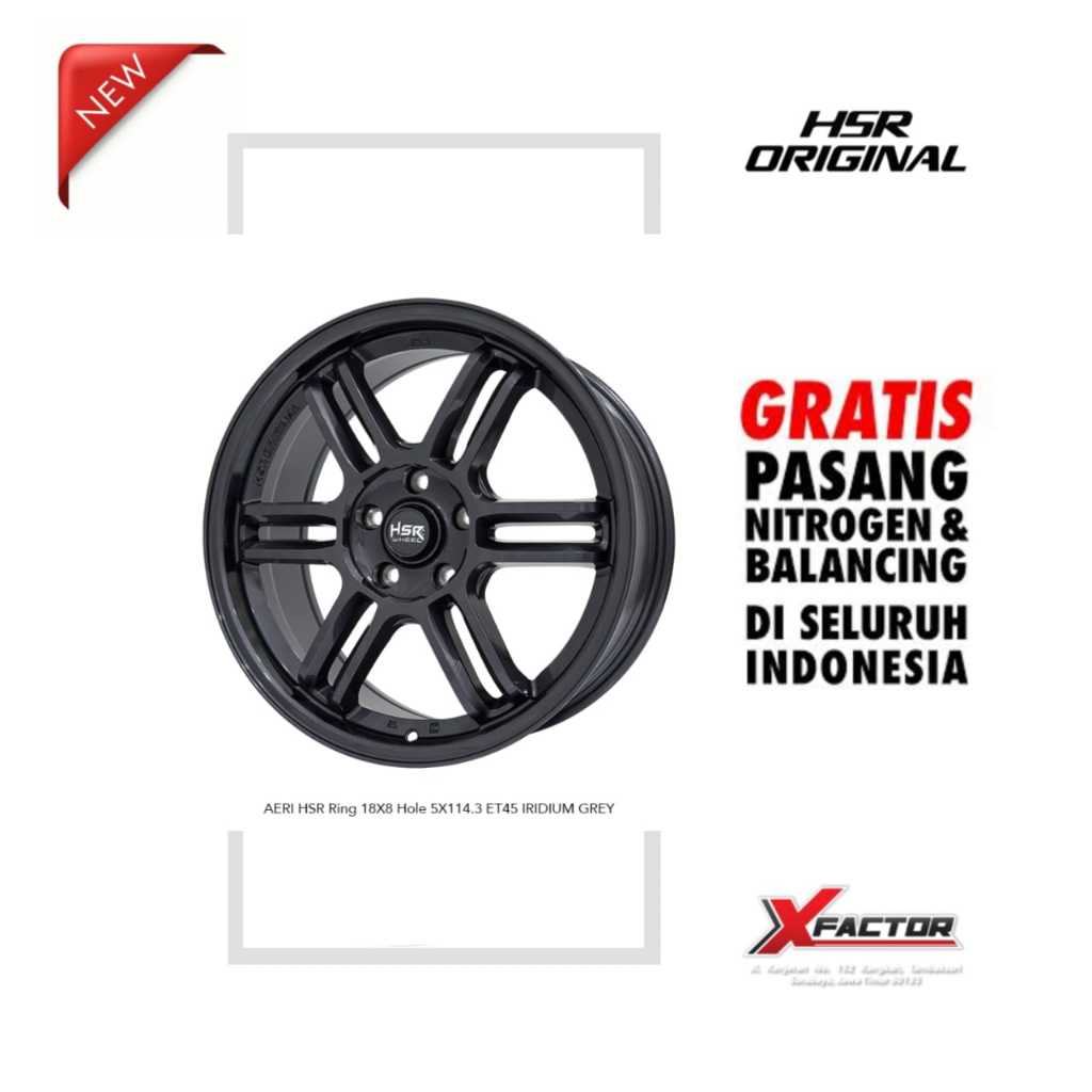 VELG MOBIL R18 HSR R18 AERI R18X8 H 5X114,3 ET45