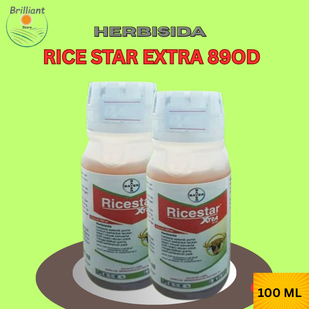 Herbisida Sistemik RICESTAR Extra 89 OD untuk Gulma Pada Pertumbuhan Padi Tapin atau Tabela 100ml