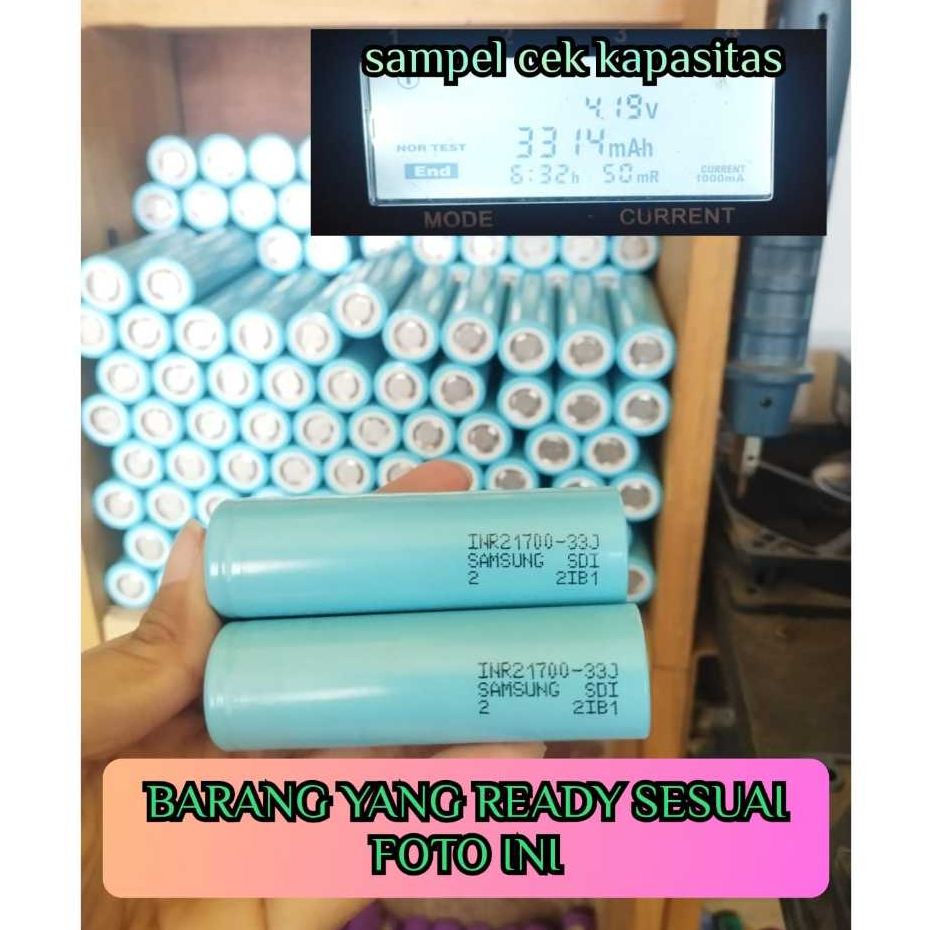 baterai 21700 kapasitas 3000-4000+ Mah copotan Normal