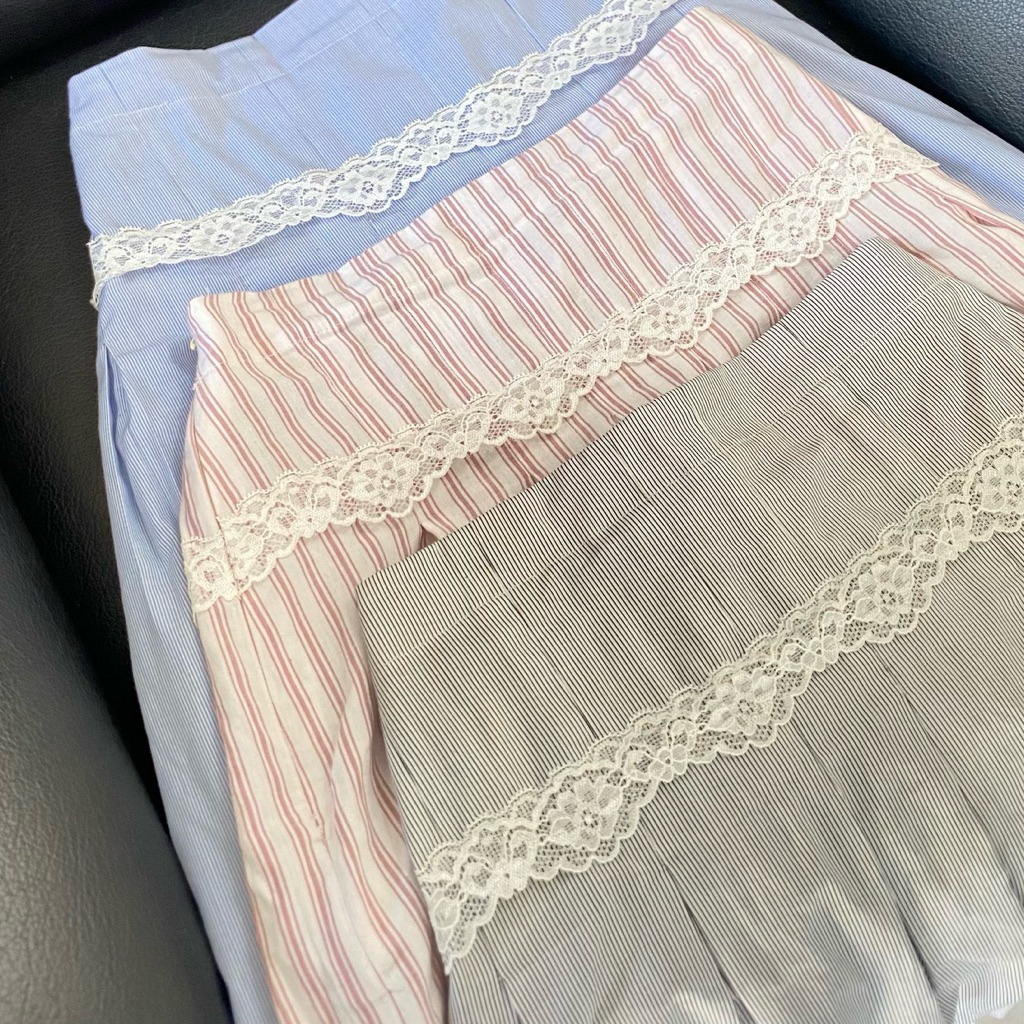 Lily Stripe Skirt | Rok Wanita | Rok salur | Rok slimfit