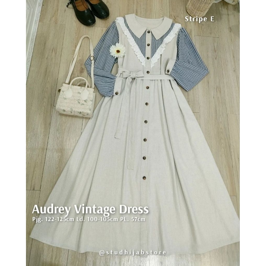 Audrey Vintage Dress by Studhijabstore
