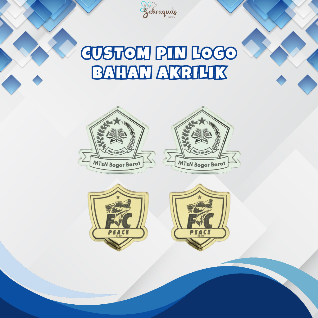 CUSTOM PIN LOGO/BROS LOGO/LOGO PIN CUSTOM AKRILIK