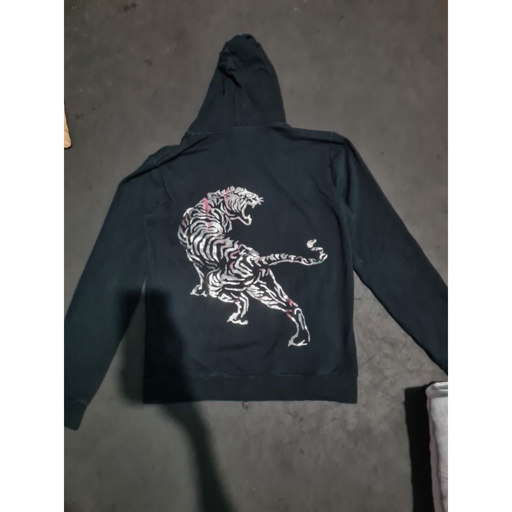 Hoodie onitsuka tiger second, hoodie onitsuka tiger preloved