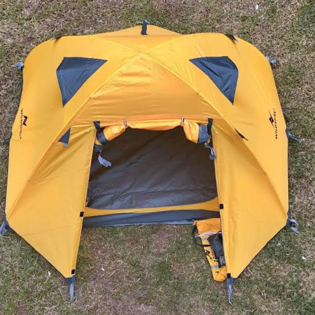 Tenda Wildshell frame alloy, kapasitas 2, waterproff Second