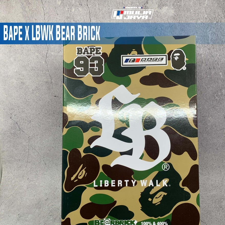 Bape x LBWK Bear Brick Original Jepang