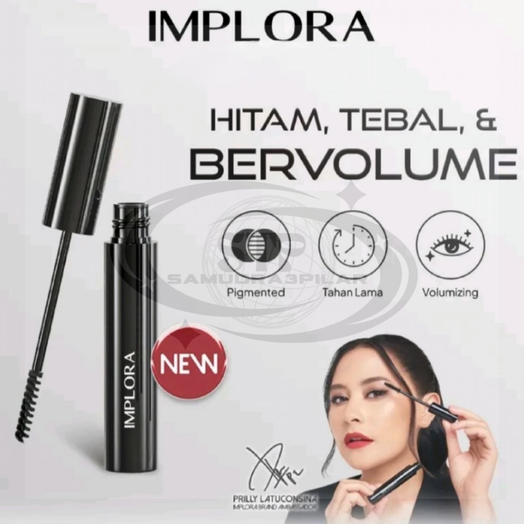 SAMUDRA IMPLORA Urban Volume Deep Black Mascara Extra Thick & Black 7.8 gr