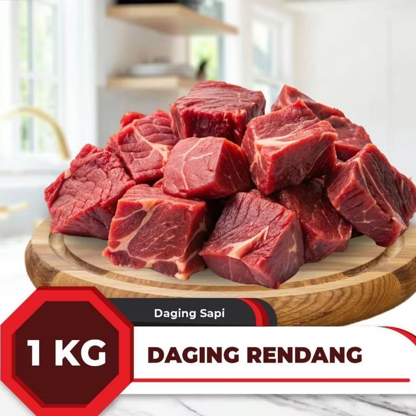 Daging Potongan Rendang - 1 Kg