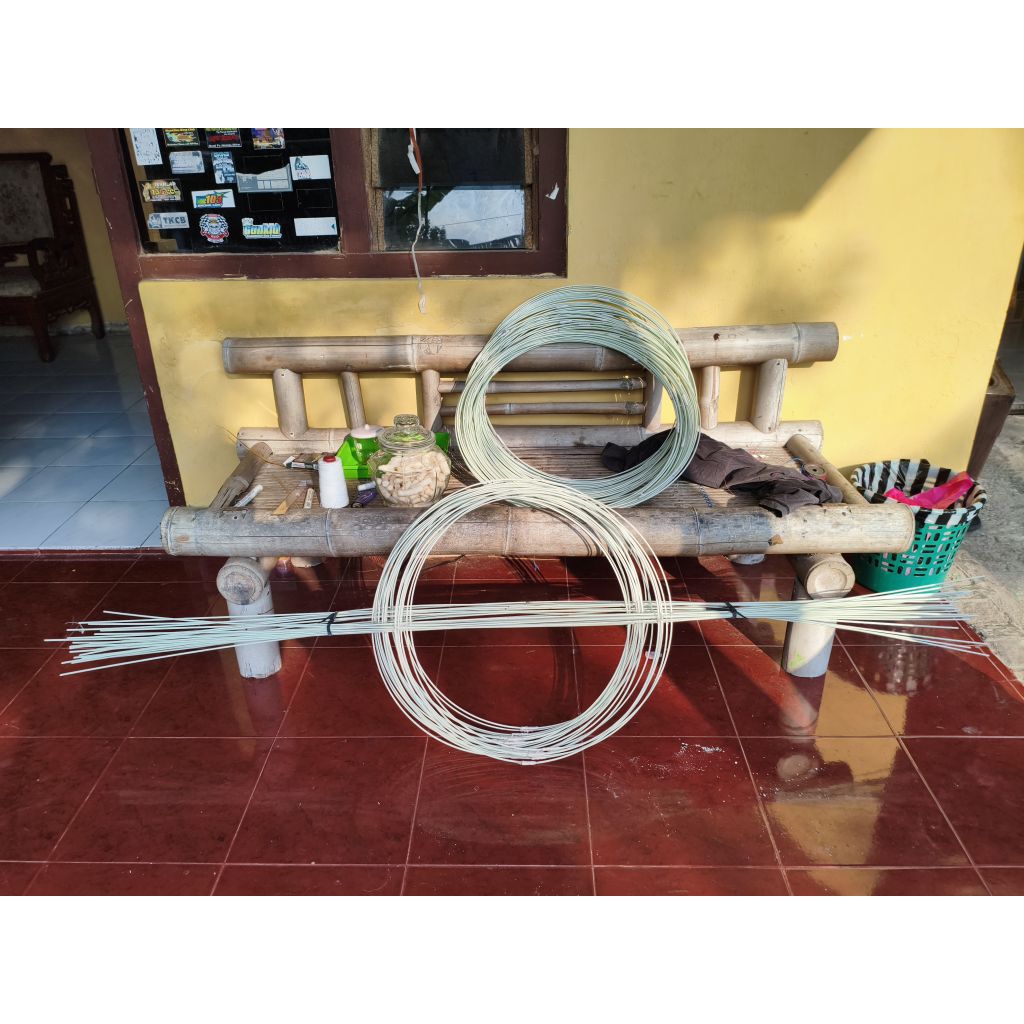 kepingan layangan naga+palangan katir full fiber 3mm DM50