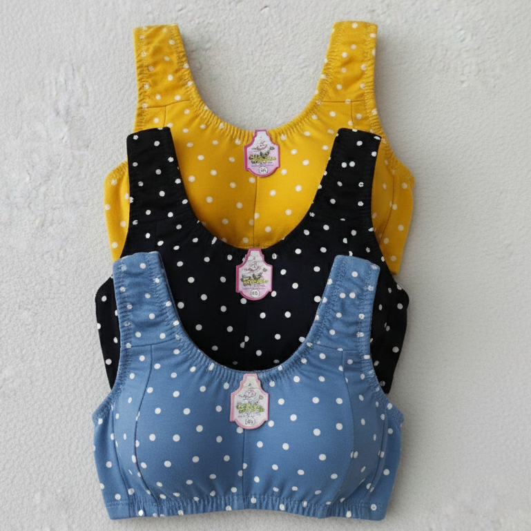 Paket 6 PCS Miniset wanita dewasa jumbo motif / Bra bh remaja dan dewasa TERLARIS