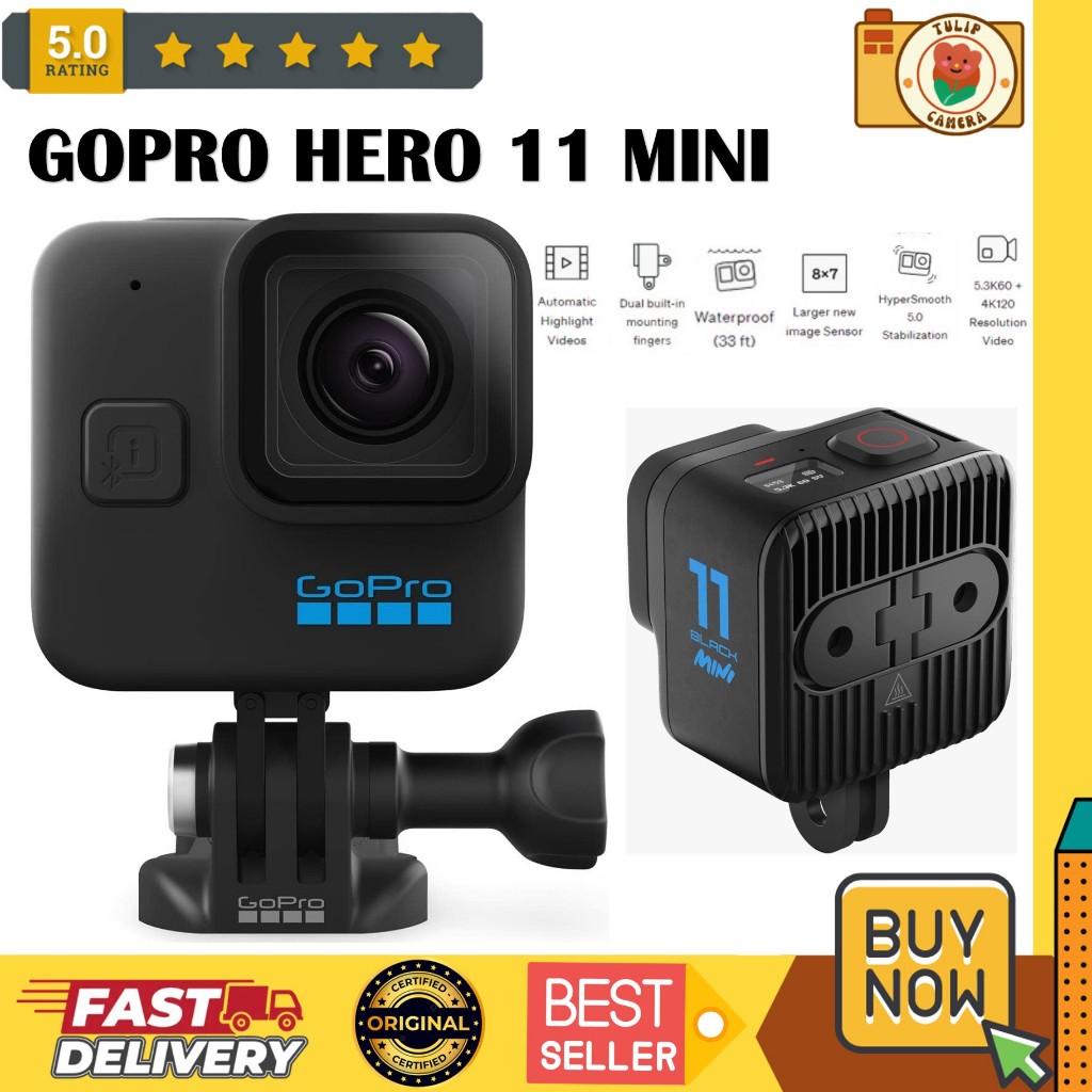 GoPro Hero 11 Mini Black Action Camera Go Pro Hero 11 Mini Original