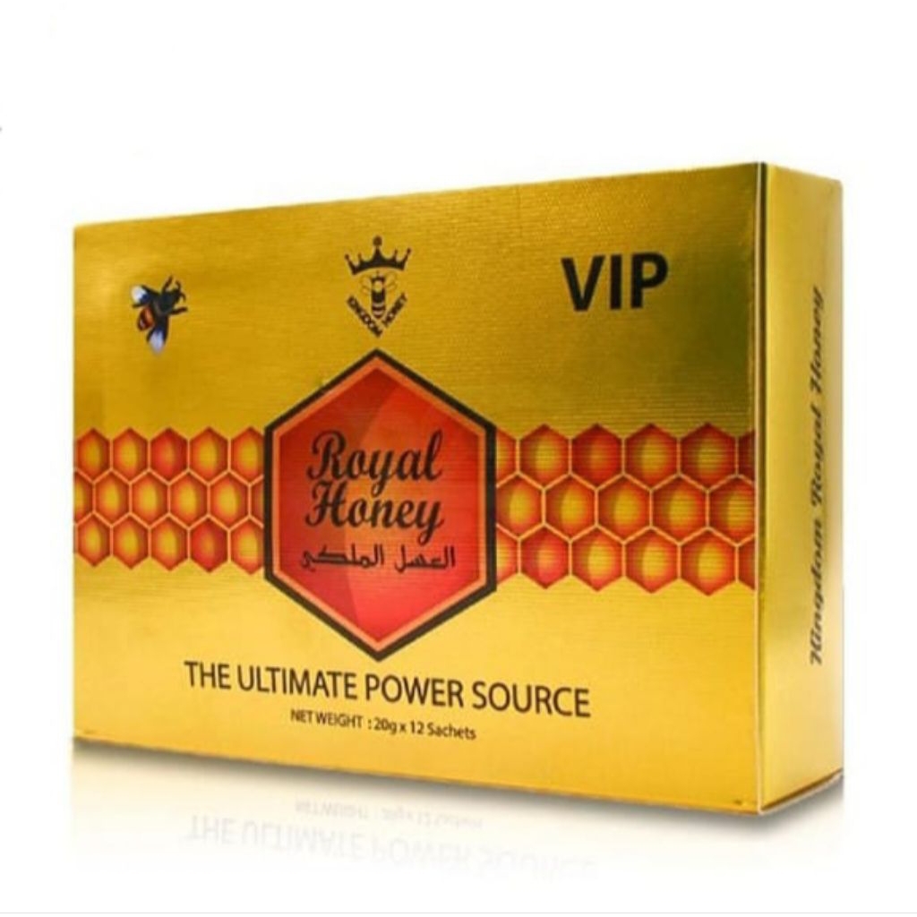 Madu Royal Honey Kingdom Vip Original 1Box Isi 12 Sachet