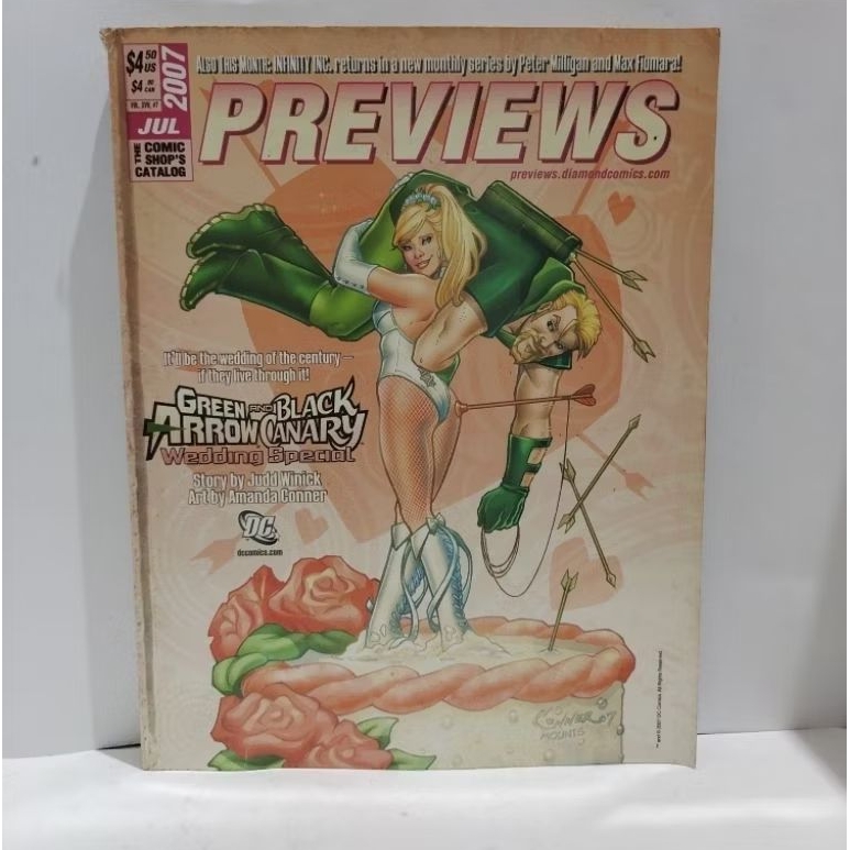 MAJALAH BUNDEL PREVIEWS FOR COMICS, GRAPHIC NOVELS, GAMES, TOYS, & MORE 2007