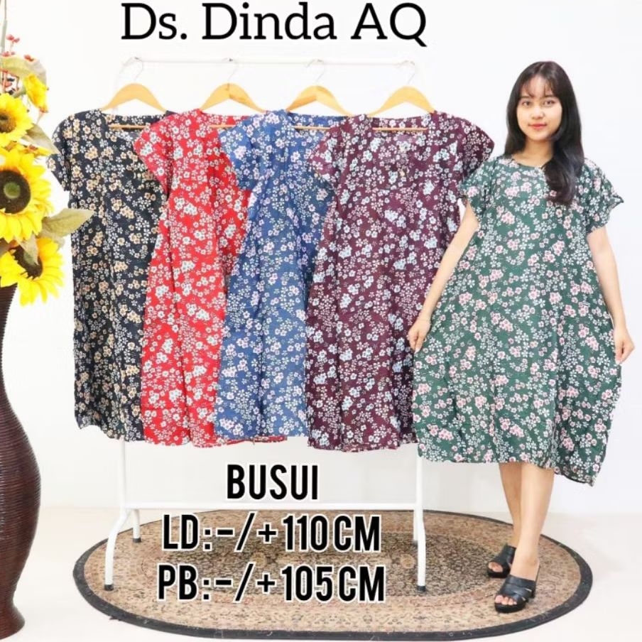 Daster payung DINDA bunga polka|| GROSIR