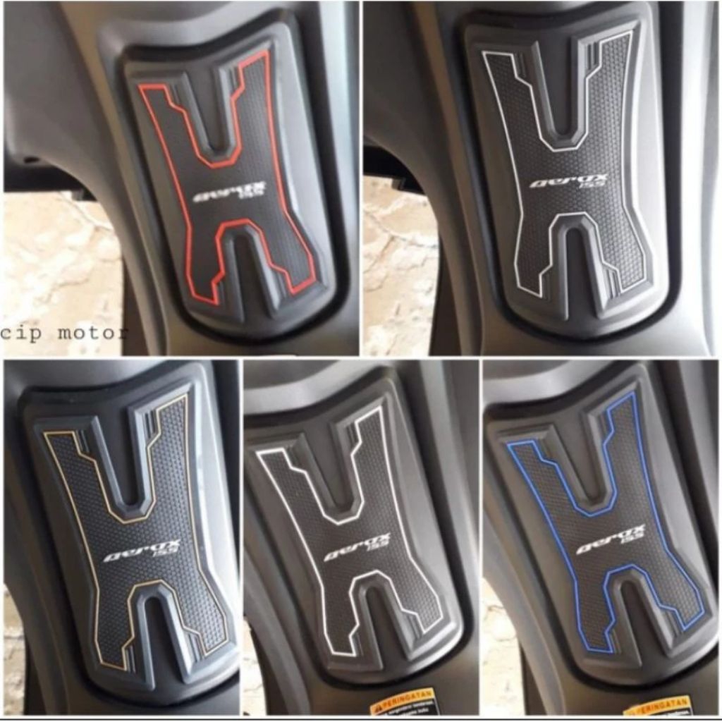 Stiker karet tutup tangki yamaha Aerox 155 premium
