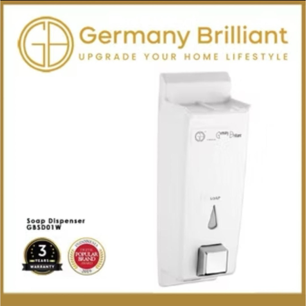 Germany Briliant Soap dispenser tempat sabun