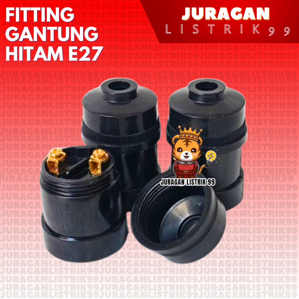 Fiting Fitting Gantung Hitam Putih Model BROCO