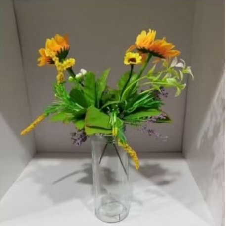 VAS BUNGA KACA BENING BENTUK BOTOL | VAS BOTOL KACA | VAS KACA AESTHETIC