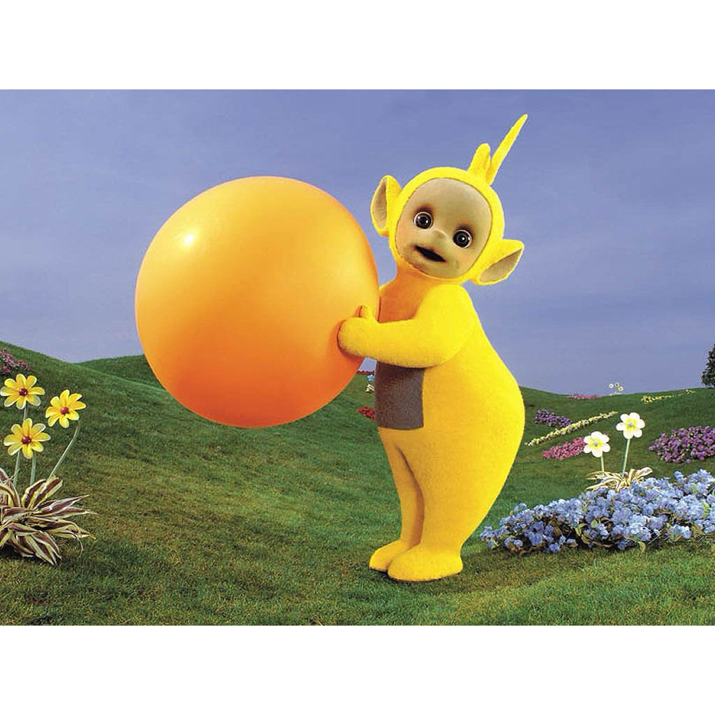 Boneka Teletubbies Karakter Laa Laa size 17cm Original / Boneka Laa Laa kecil Lucu / Boneka Teletubb