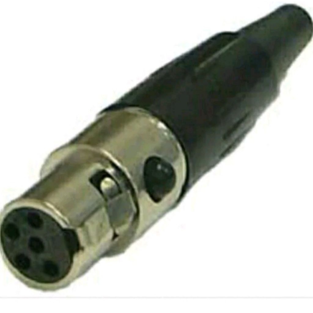 Mini XLR 5 Pin (Female) 'Uae for:Microphone,Audio interface, Mixer